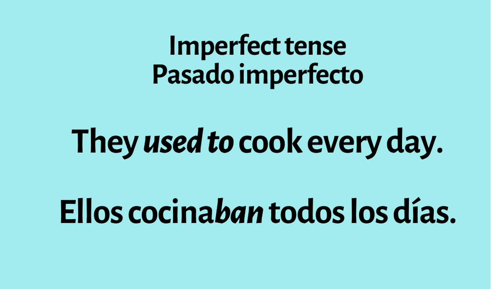 Imperfect tense yo 2025 ser muy inteligente