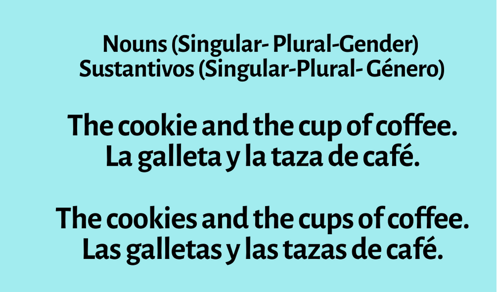 Spanish Nouns And Gender